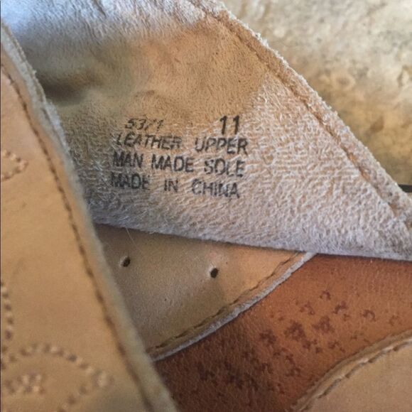 Minnetonka leather sandals sz 11 - Picture 5 of 6